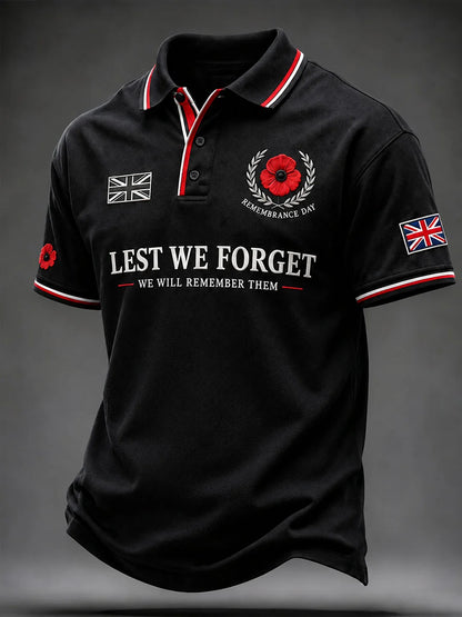Men's Lest We Forget Print Shirt