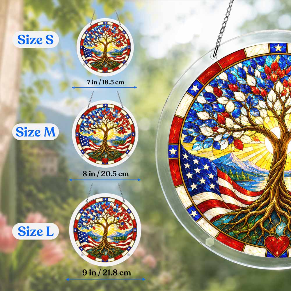 🔥Limited Edition🔥5-Pack 250 Years of Freedom Anniversary -Acrylic Jigsaw Puzzle Suncatcher