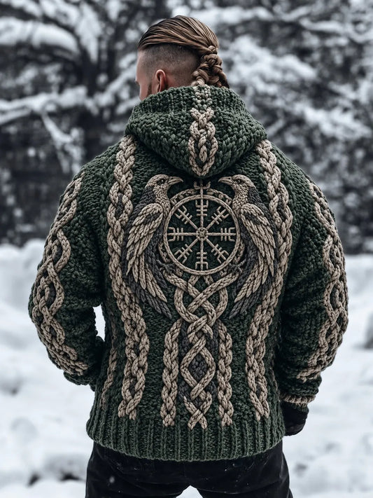 Men's Viking Hooded Cardigan