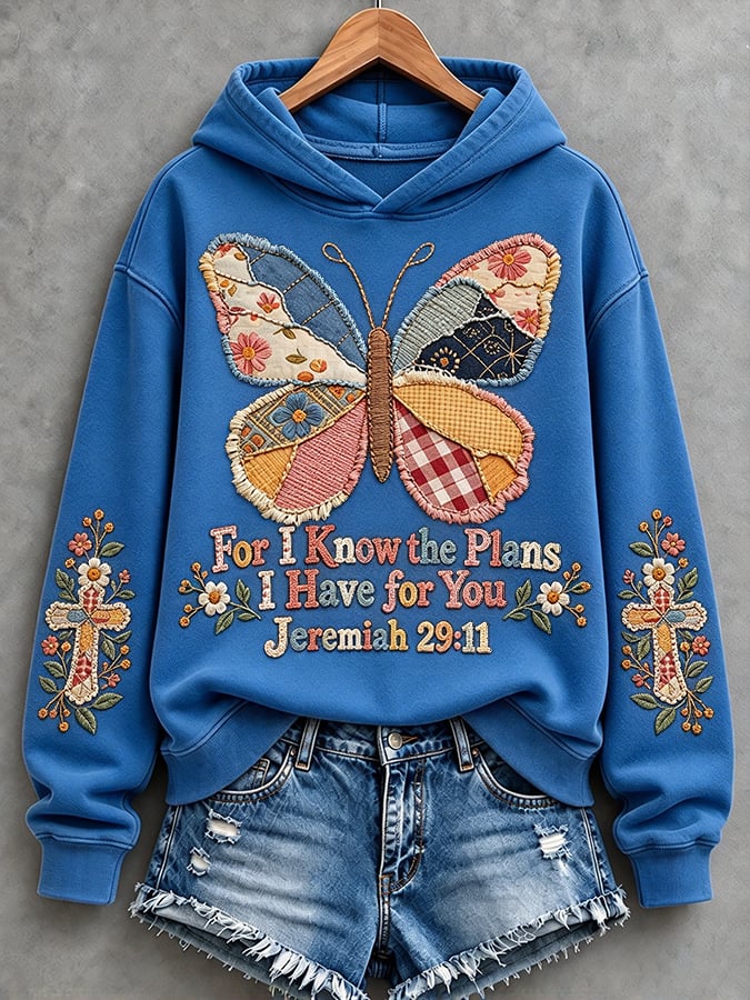 Women's Casual Printed Long-Sleeve Sweatshirt