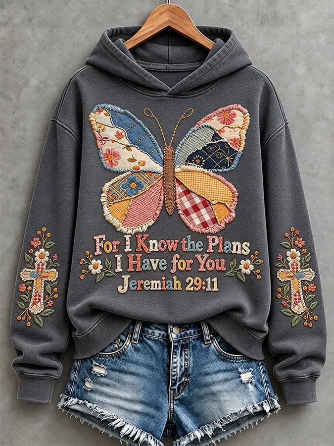 Women's Casual Printed Long-Sleeve Sweatshirt