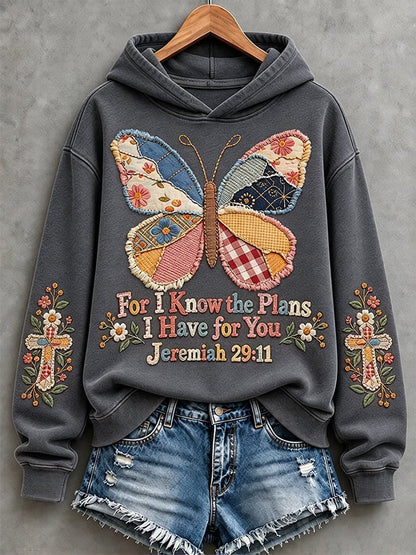 Women's Casual Printed Long-Sleeve Sweatshirt