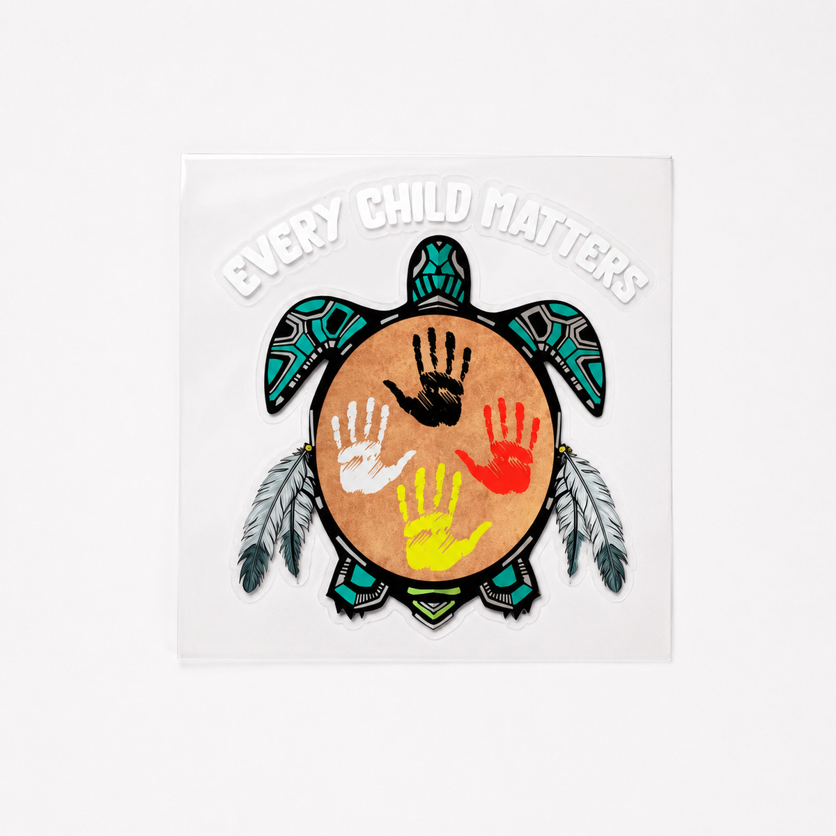 Every Child Matters Turtle Decal (High-quality UV DTF 3D Decal) - image 4