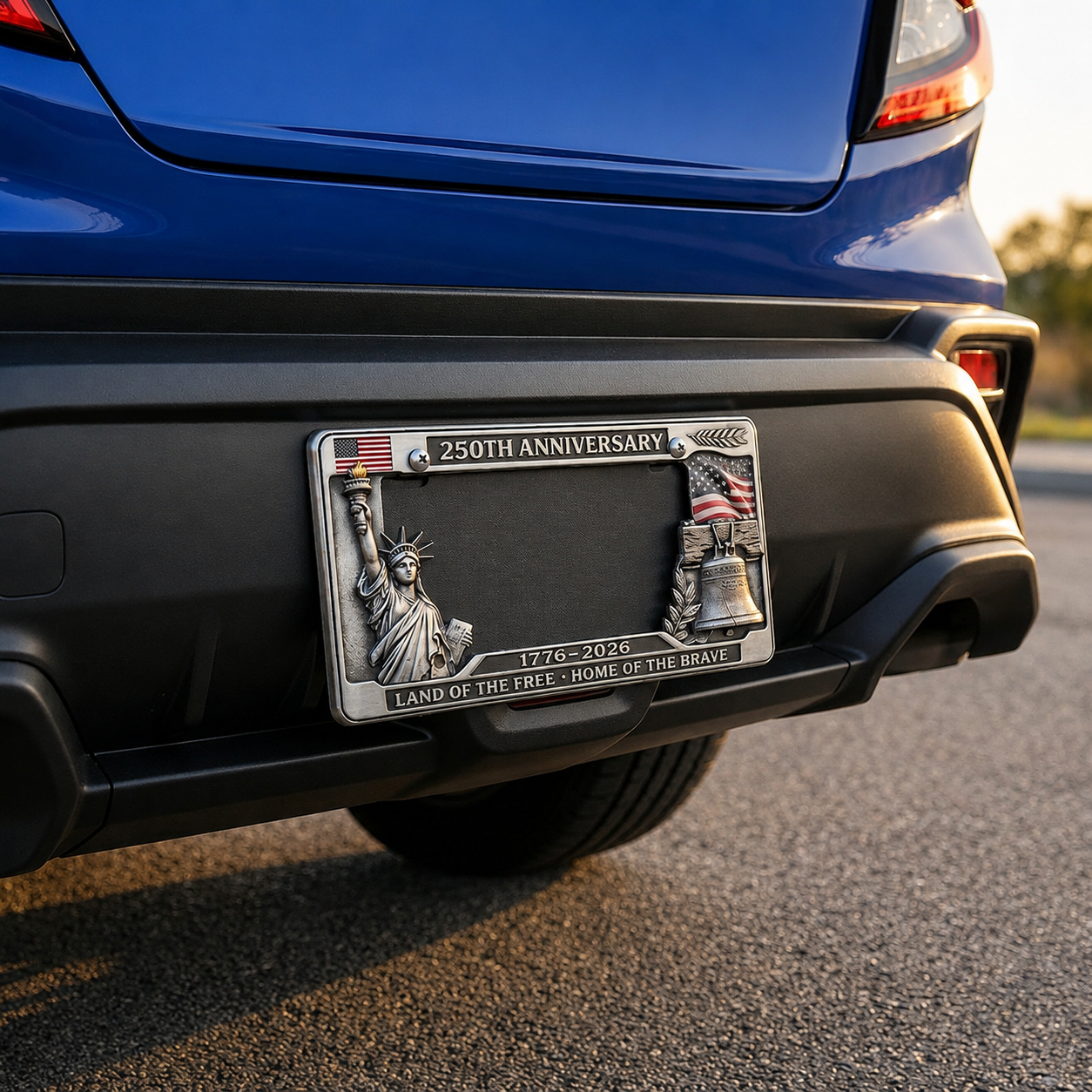 United States 250th Anniversary Commemorative License Plate Frame