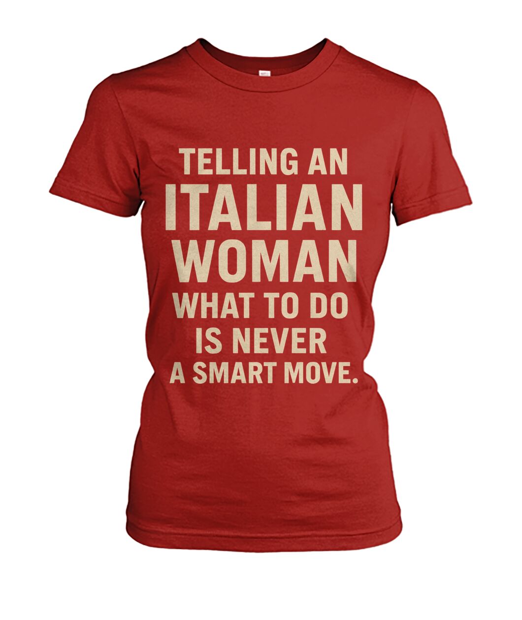 Women's Crew Tee - Maroon - Front
