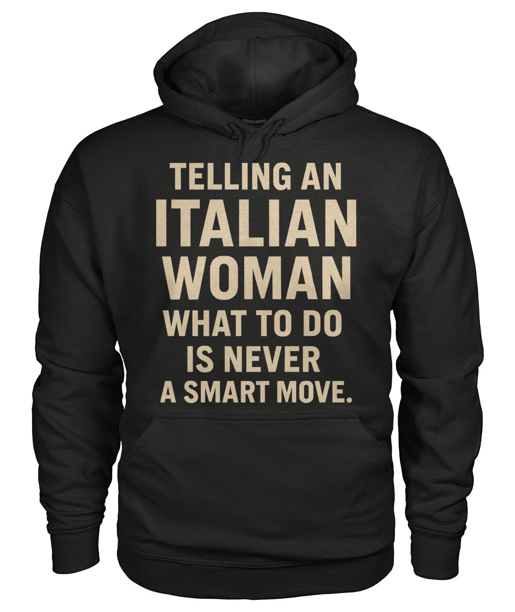 Unisex Hoodie - Black - Front