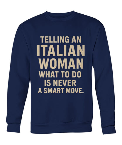 Crew Neck Sweatshirt - Navy - Front