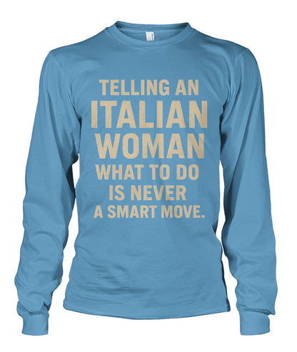 Unisex Long Sleeve - Carolina Blue - Front