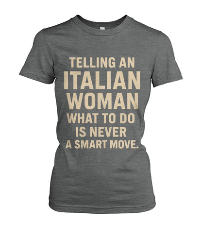 Women's Crew Tee - Dark Heather - Front