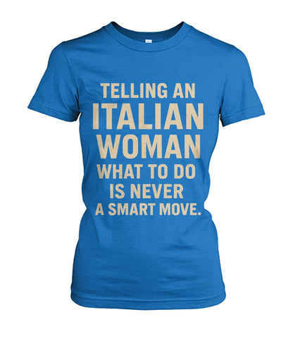 Women's Crew Tee - Sapphire - Front