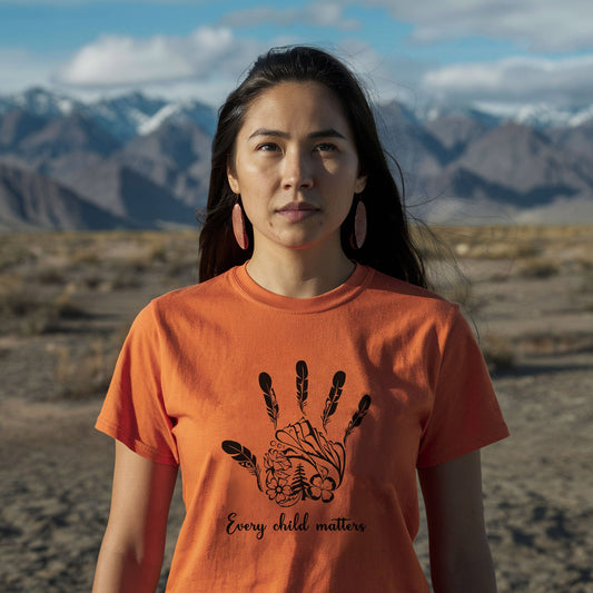 every-child-matters-native-handprint-luxe-shirt-167 - product image