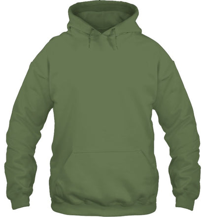 Unisex Heavyweight Pullover Hoodie - Military Green - front