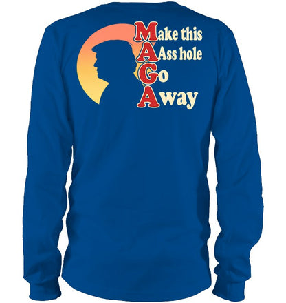 Unisex Long Sleeve Classic Tee - Royal - back