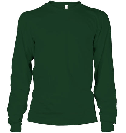 Unisex Long Sleeve Classic Tee - Forest Green - front