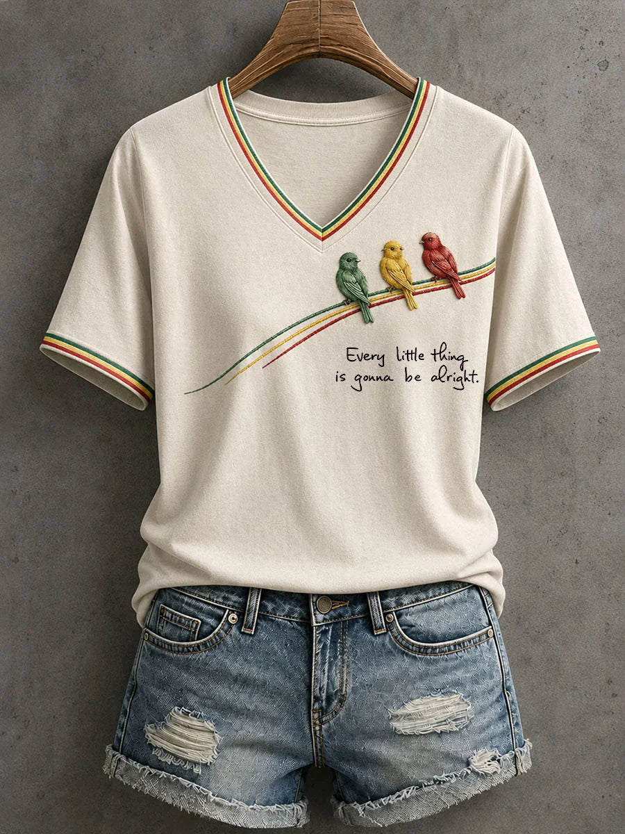 Women's Every Little Thing Is Gonna Be All Right T-Shirt