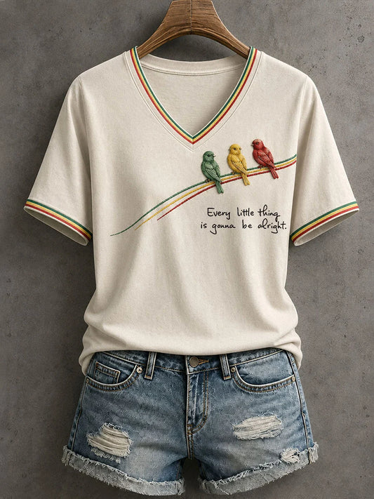 Women's Every Little Thing Is Gonna Be All Right T-Shirt