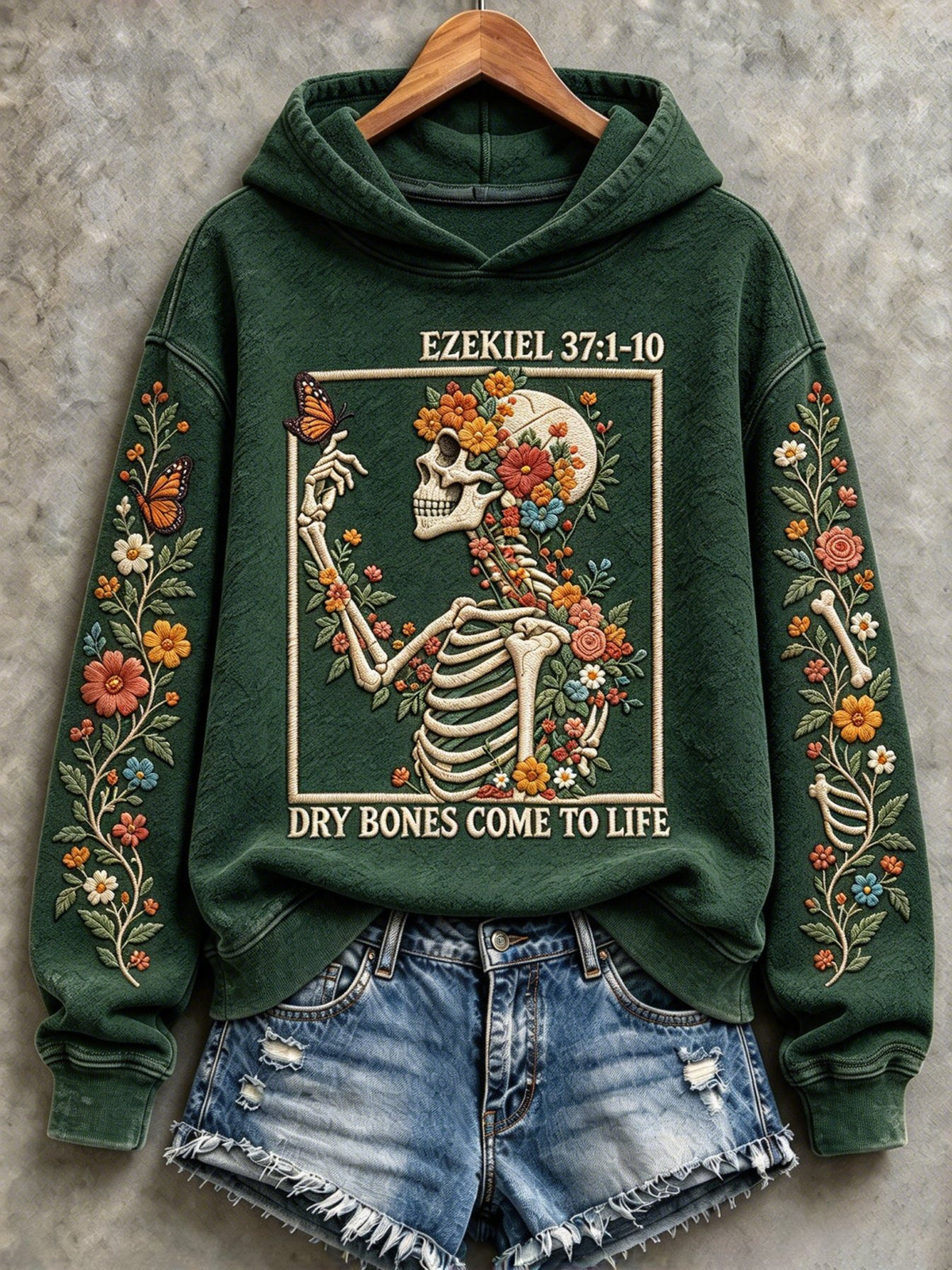 Women's Halloween Creepy Dolls Printed Sweatshirt