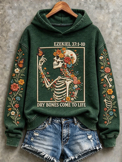 Women's Halloween Creepy Dolls Printed Sweatshirt
