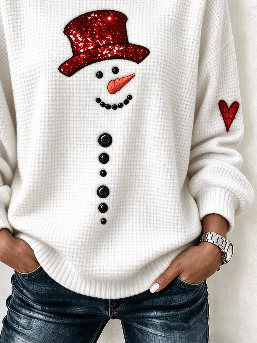 Women's Casual Printed Sweatshirt