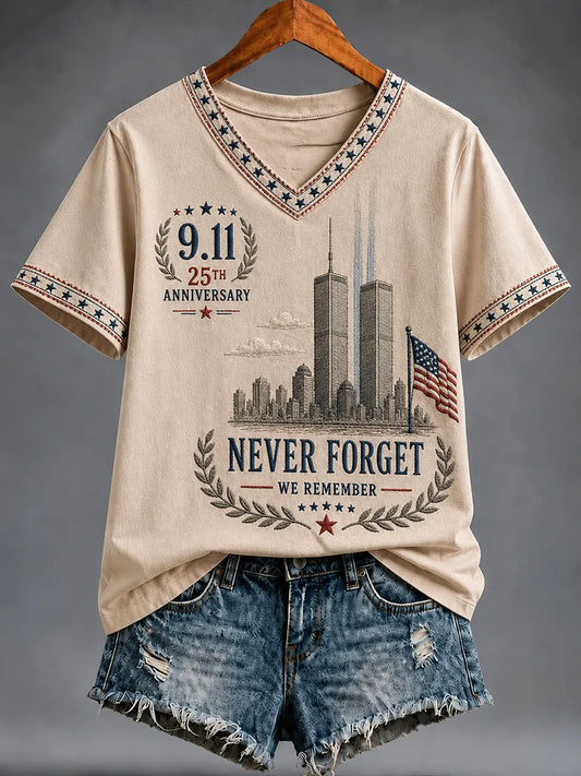 Women's 9.11 Never Forget Short-sleeved T-shirt