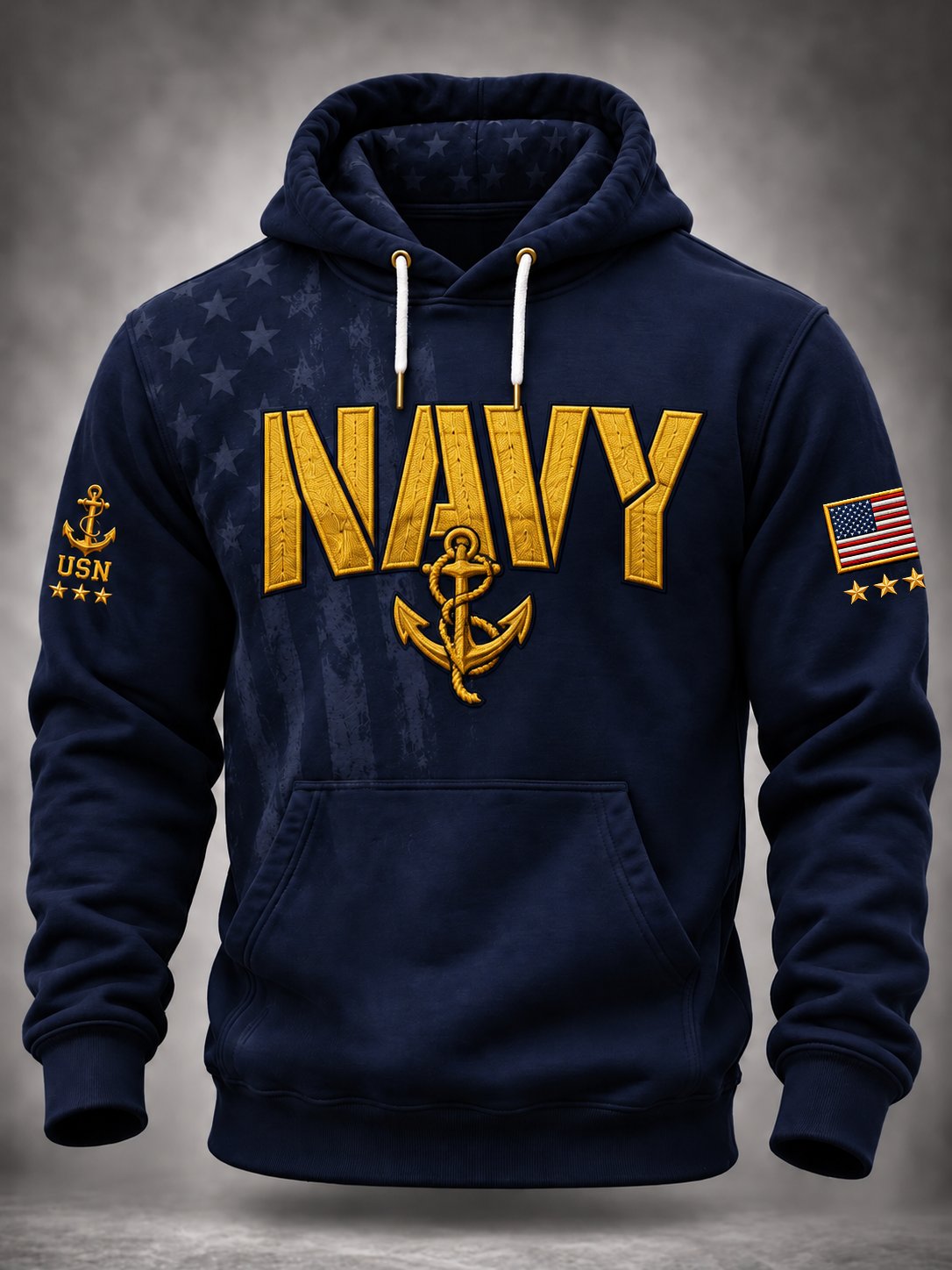Men's U.S. Veterans Printed Hoodie