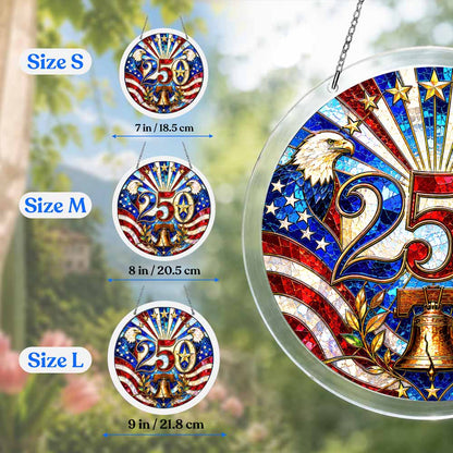 Acrylic Jigsaw Puzzle Suncatcher - Liberty Glory