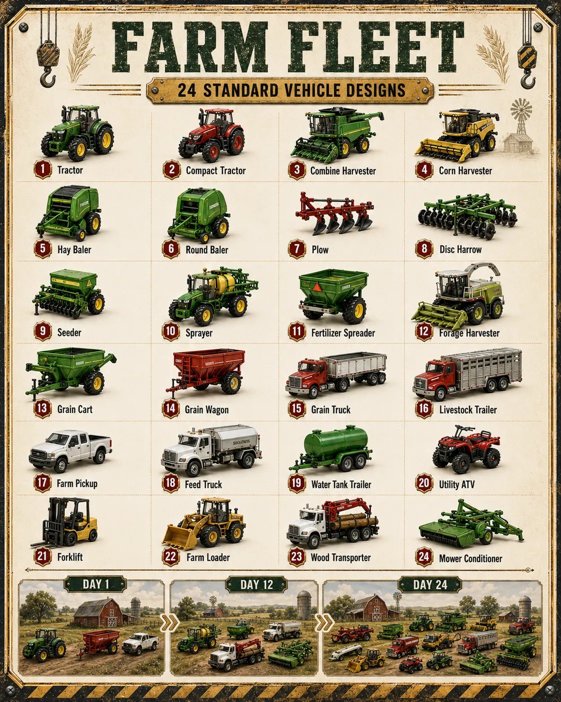 Farm Fleet complete 24 vehicle design guide
