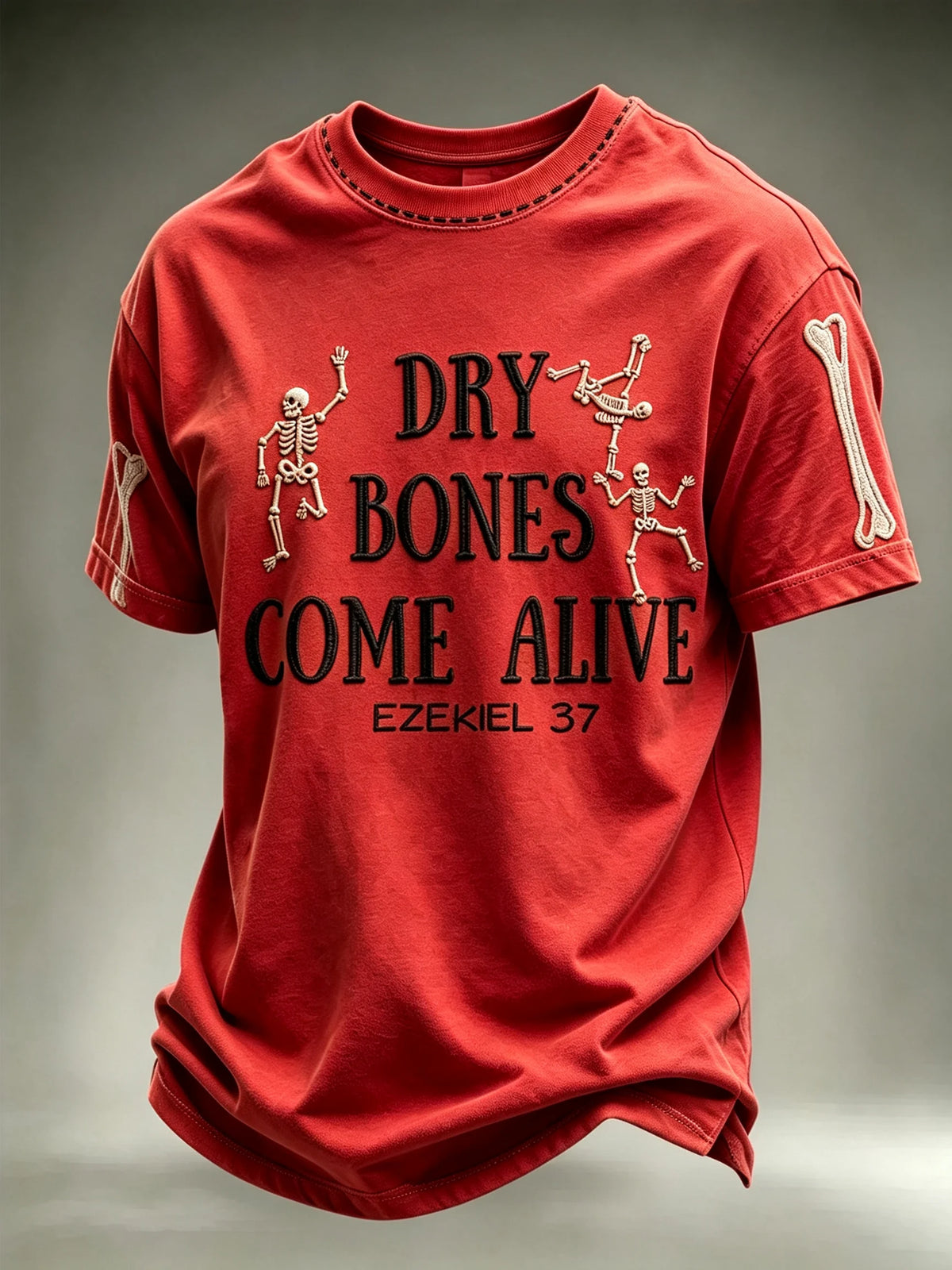 Men's Retro Print Short-Sleeve T-Shirt