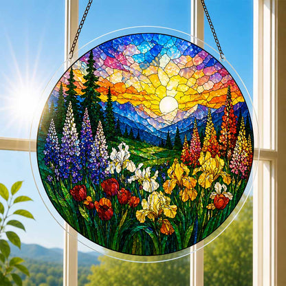 Acrylic Jigsaw Puzzle Suncatcher - Bloom Valley