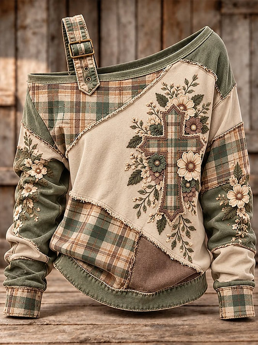 Women's Faith Printed Casual Hoodie