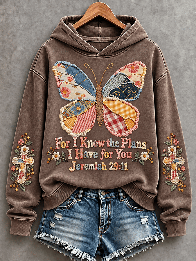 Women's Casual Printed Long-Sleeve Sweatshirt