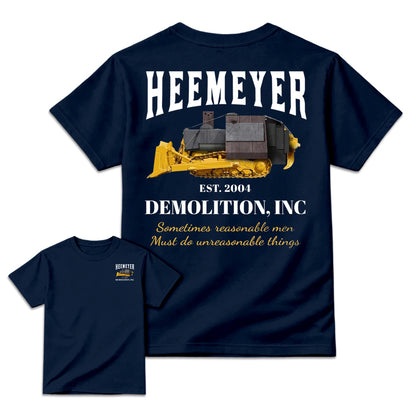Heemeyer Demolition Inc Shirt - Navy color display