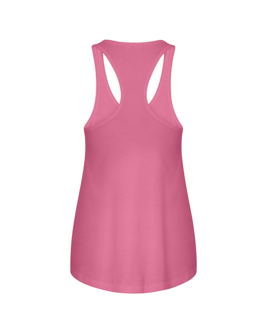 I'M NOT RUDE I'M DUTCH - Ladies Flowy Tank - Neon Pink - back