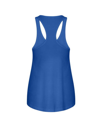 I'M NOT RUDE I'M DUTCH - Ladies Flowy Tank - Royal Blue - back