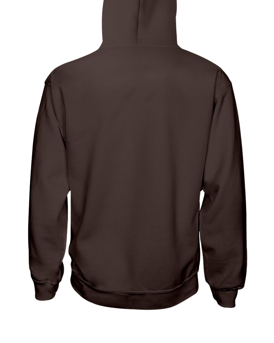 I'M NOT RUDE I'M DUTCH - Hooded Sweatshirt - Dark Chocolate - back
