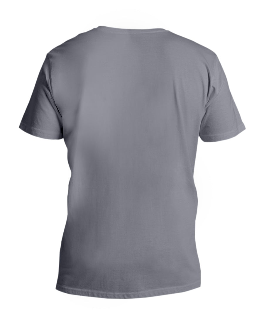 I'M NOT RUDE I'M DUTCH - V-Neck T-Shirt - Asphalt - back