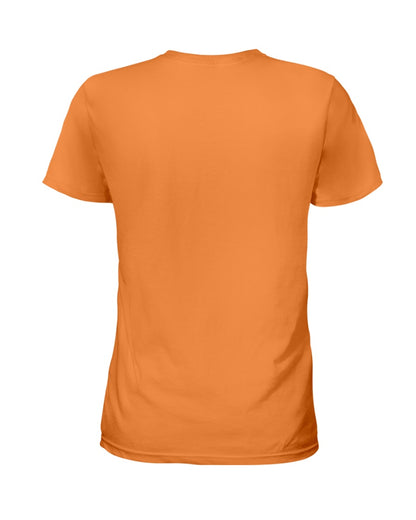 I'M NOT RUDE I'M DUTCH - Ladies T-Shirt - Orange - back
