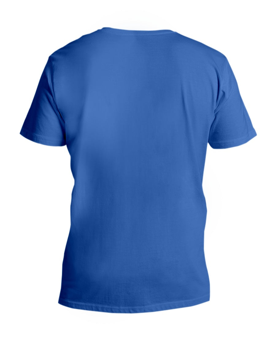 I'M NOT RUDE I'M DUTCH - V-Neck T-Shirt - Royal Blue - back