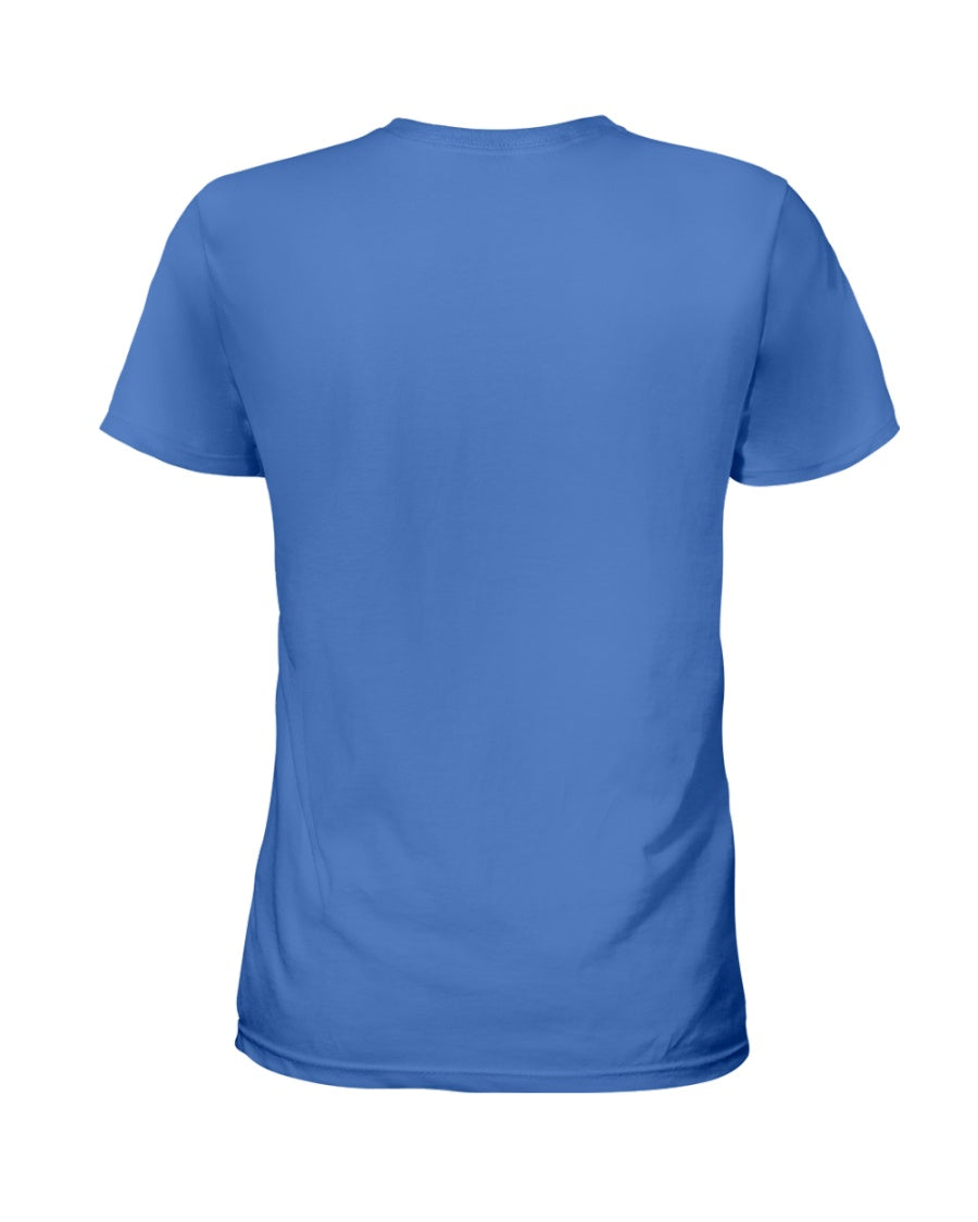 I'M NOT RUDE I'M DUTCH - Ladies T-Shirt - Royal Blue - back