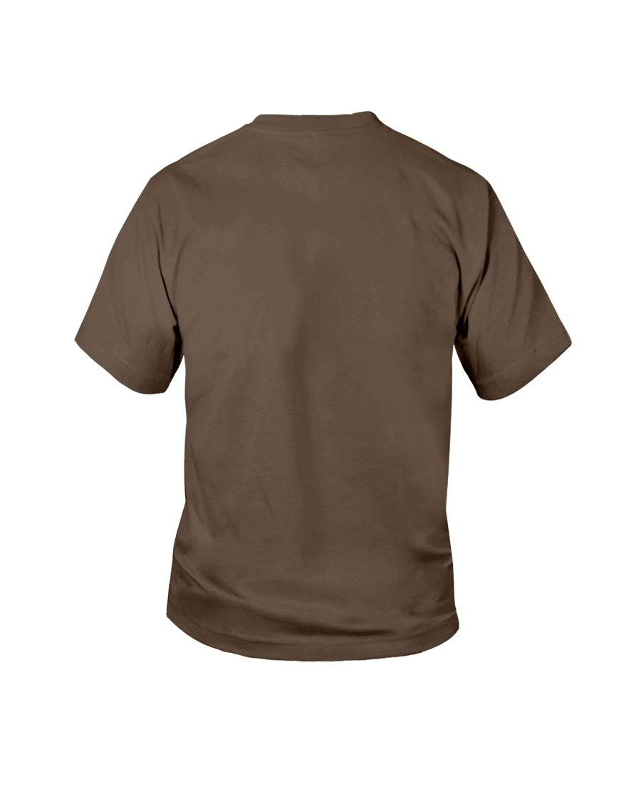 I'M NOT RUDE I'M DUTCH - Youth T-Shirt - Chocolate - back
