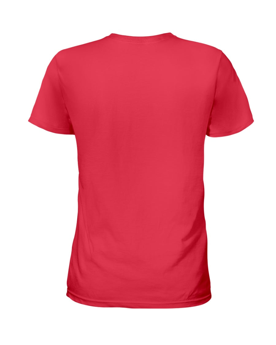 I'M NOT RUDE I'M DUTCH - Ladies T-Shirt - Red - back