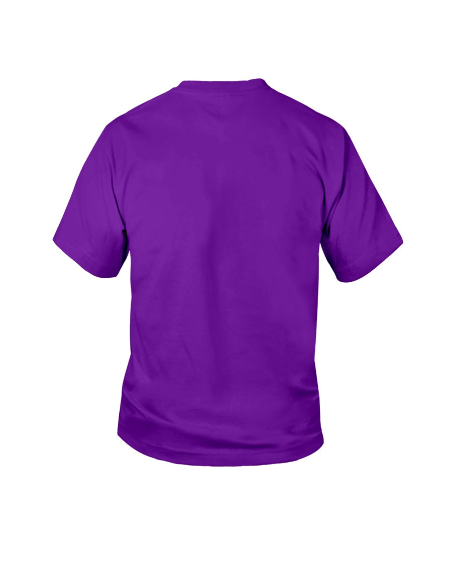 I'M NOT RUDE I'M DUTCH - Youth T-Shirt - Purple - back