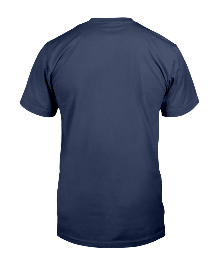 I'M NOT RUDE I'M DUTCH - Premium Fit Mens Tee - Navy - back