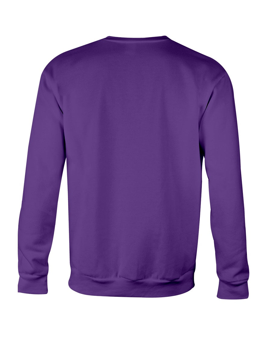 I'M NOT RUDE I'M DUTCH - Crewneck Sweatshirt - Purple - back