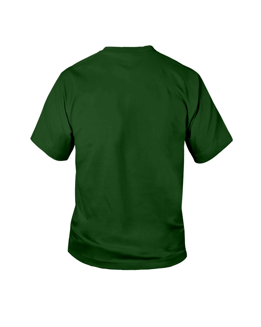 I'M NOT RUDE I'M DUTCH - Youth T-Shirt - Forest Green - back