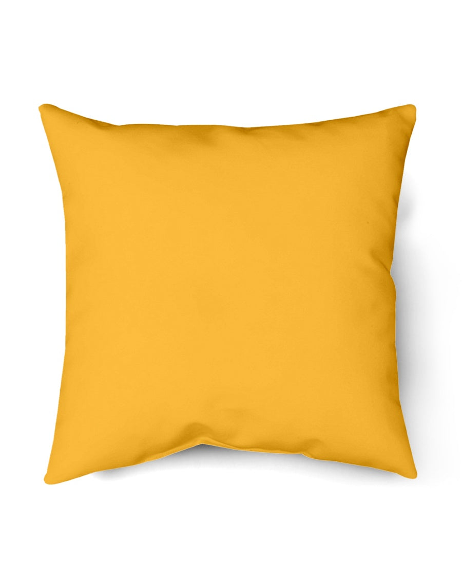 I'M NOT RUDE I'M DUTCH - Indoor Pillow - 18” x 18” - Gold - back