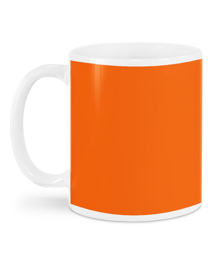I'M NOT RUDE I'M DUTCH - Mug - Burnt Orange - back