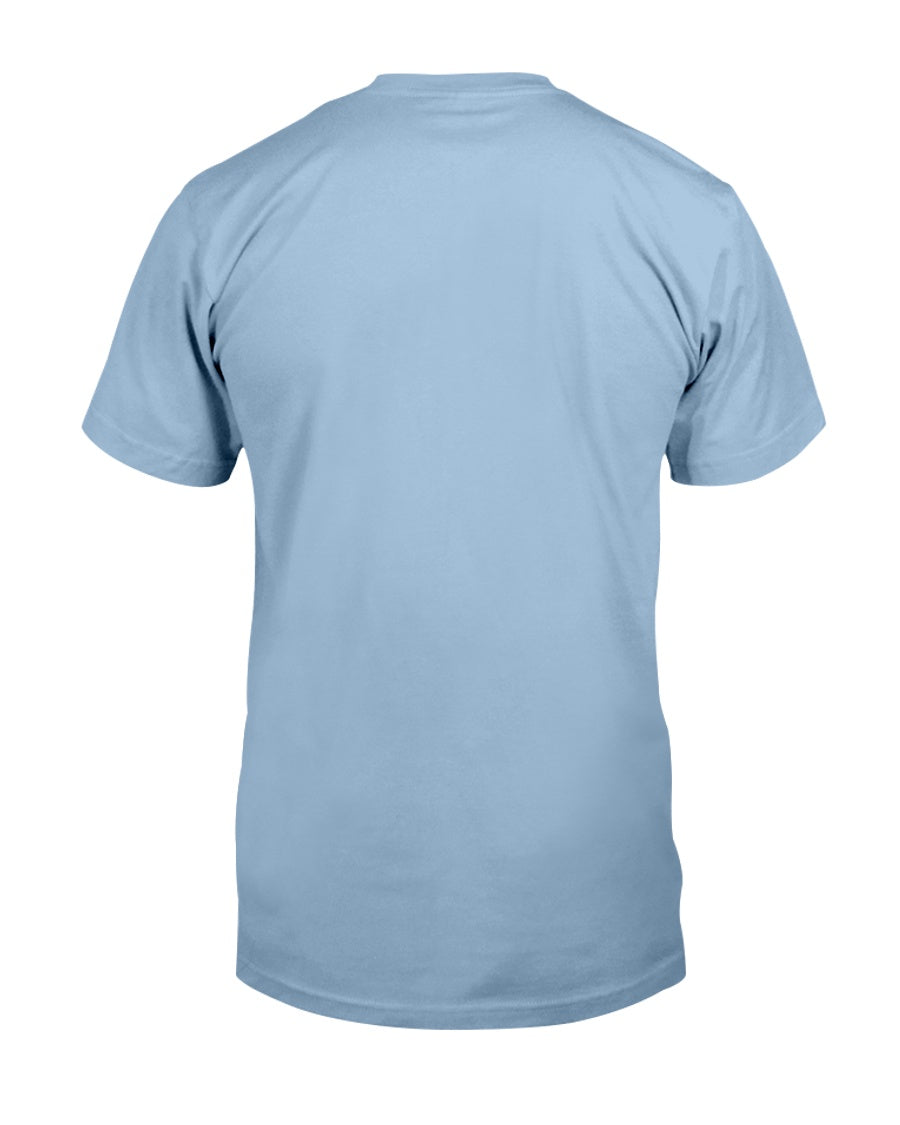 I'M NOT RUDE I'M DUTCH - Premium Fit Mens Tee - Baby Blue - back