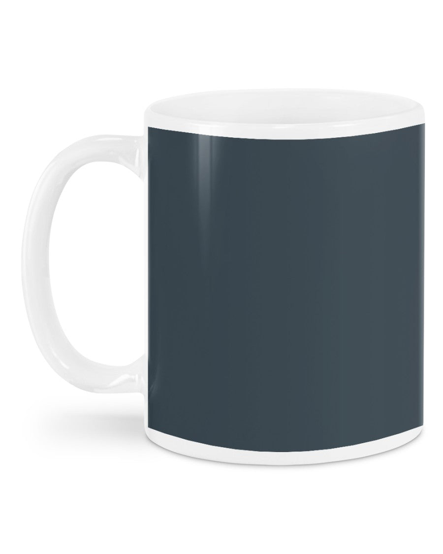 I'M NOT RUDE I'M DUTCH - Mug - Charcoal Grey - back