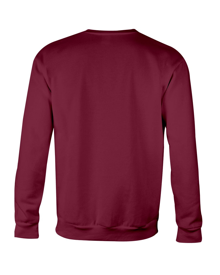 I'M NOT RUDE I'M DUTCH - Crewneck Sweatshirt - Maroon - back